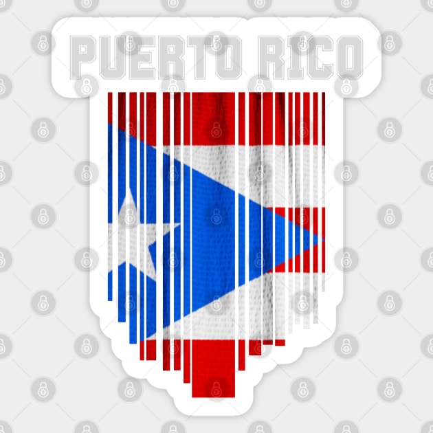 Puerto Rico flag, puerto rican flag Sticker by eka123